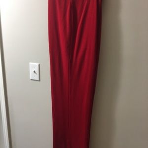 Red St John knit pants